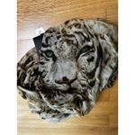 D&Y  Figure 8 Infinity Loop Scarf Tiger Print Lightweight Brown Beige One Size Photo 1