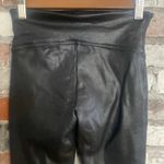 Spanx  Faux Leather Black Lined Leggings Size S P Photo 7