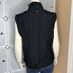 prAna  Breath Black Full Zip Sherpa Lined Nylon Vest Size Medium Photo 2