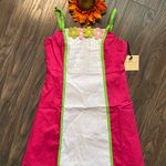 Unique Vintage NWT  SMAK PARLOUR Retro Watermelon Crochet Daisy Dress SMALL Photo 0