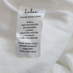 Lulus White Tie-Strap Wedding Dress with Train NWT Size Small Photo 7