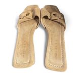 Veronica Beard  DAVINA SAFFRON SUEDE SANDALS, SIZE 6 Photo 2