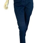 Ralph Lauren LAUREN Y2K NAVY BLUE THIN CORDUROY BOOT CUT PANTS (6) Photo 0