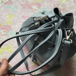 ZARA power blue leather large convertible bucket bag (new) Photo 4