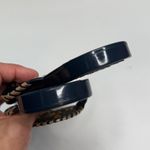 Jack Rogers  Georgica Jelly Sandals in Navy with gold accents S-436 Sz 8 Photo 3