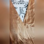 Free People  Kristal Hill Limited Edition 100% SILK Tan Maxi Dress SIZE:6 Photo 15