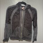Juicy Couture  Womens Full Zip Jacket Hoodie Lightweight Silk Trim Size S Small Photo 1