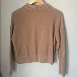 Quince  organic cotton camel cropped cardigan sweater Photo 9