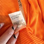 Source Unknown Orange Plaid Sleeveless Top and Bright Jacket Photo 6