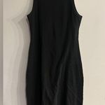 Mod Ref  Women’s Black Ribbed Sleeveless Stretch Midi Dress Size M Photo 1