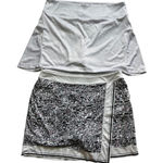 Lot of two‎ Greg Norman tennis skirts XL skirt golf white black Lilly Photo 0