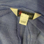 Wildfox Haley Brushed Long Sleeve V-Neck Top Blue Size Small Exposed Seams Photo 8