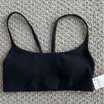 Lululemon black wunder train strappy twill sports bra Photo 0