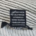 Style House Striped Black and White Blouse with Tie Waist NWT Size Medium Photo 6