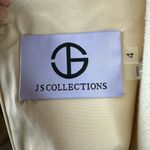 JS Collections  Ashley Draped Column Gown Square Neck Special Event Champagne 4 Photo 8