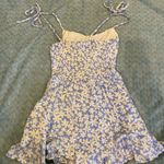 Lila Rose Blue and white flower lily rose romper  Photo 1