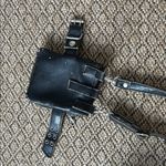 Vegan Sacchetto Mini Black Woven Leather Crossbody Bag By Tokyo Bay Photo 7