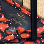 Disney Alice Through The Looking Glass Heart Print Cold Shoulder Dress Size XS Photo 10