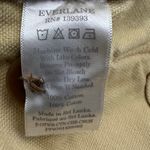 Everlane The Cinchable Chore Jacket Womens S Yellow 100% Cotton Utility Workwear Photo 5