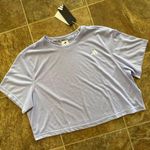 Adidas  Train Essentials Boxy Workout Tee Violet Tone Size Large Photo 2