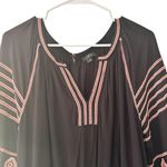 Loft Ann Taylor Viscose Embroidered Boho Romper Shorts Q13 Photo 2