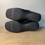 Easy Street Shoes Black Croc Embossed Slingback Comfort Wave Mules Women Size 8W Photo 6