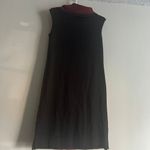 Lands' End Land’s End Women’s Sweater Dress 100% Merino Wool Cowl Neck Size M Dark Brown Photo 1