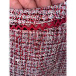 Banana Republic Women's Tweed Dress Size 14 Red and White Photo 4