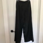 Commense Women's Oversized Satin Wide Leg Dress Pants Regular Fit Black‎ XS NWT Black Photo 6