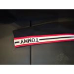 Tommy Hilfiger Black Red Academic stripe sweater dress Logo on Hem Size Medium Photo 6