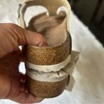 Birkenstock Cream Sandals with Contoured Footbed Photo 8