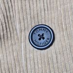 Tommy Hilfiger Vintage Y2K Women's Corduroy Double Breasted Jacket Beige Size M Photo 7