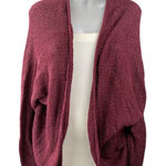 Urban Outfitters BDG Maroon Red Open Front Long Sleeve Cardigan Sweater Top XS Photo 0
