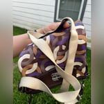 Coach Women's Purple and Brown Crossbody Bag Photo 4