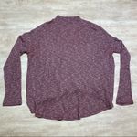 CY USA Maroon Wrap Long Sleeve Sweater Medium Photo 2