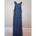 RE/DONE  Blue Mere denim Racer Tank Midi Dress Women's Sz M NWT $495 Photo 4