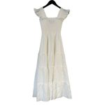 Hill House  Ellie Nap Dress White Organza Seersucker XS Photo 4