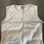 Designers Originals Cream 100% Cotton Sleeveless Top Women’s Size Large Photo 5