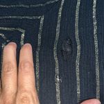 Modcloth  Flutter-ly Perfect Gauze Wrap Maxi Dress Black Lurex Metallic 1X‎ Photo 8