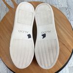 ALDO  Embossed Velvet Slip‎ On Sneakers Blue White Size 7.5 Photo 8