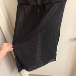 NWT SNDYS Chloe Strapless Sheer Dress Black Small Photo 4