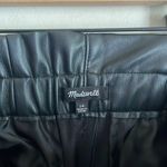 Madewell Vegan Leather Pull-On Paperbag Pants True Black Photo 7
