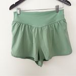 Aerie Offline by  Green Lined Running Shorts High Rise Size Large NEW Athletic Photo 0