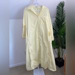 Co Yellow Collared Shirt Maxi Dress‎ Medium Photo 4
