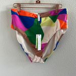 Sanctuary NWT  Banded High Leg High Rise Bikini Swim Bottoms Large Photo 0