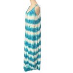 Shore Women's Sleeveless Ford Tie Dye Open Back Pullover Maxi Dress Size L NWT Blue Size L Photo 2