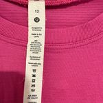 Lululemon Swiftly Tech Long Sleeve Shirt Women's Size 12 Hot Pink Running Photo 1