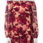 For Love Lemons Dress Womens Small Pink Sicily Minidress Rosey Floral Feminine Photo 0