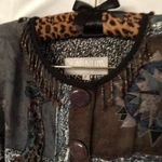 Vintage Platinum Dorothy Schoelen Skirt Set Jacket Top Skirt 2 pcs Sz S Safari Brown Photo 7