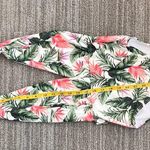 New Look  Tropical Swimsuit Floral One Piece Plunge Halter 8 S Small Photo 5